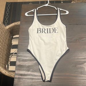 We wore what bride swimsuit